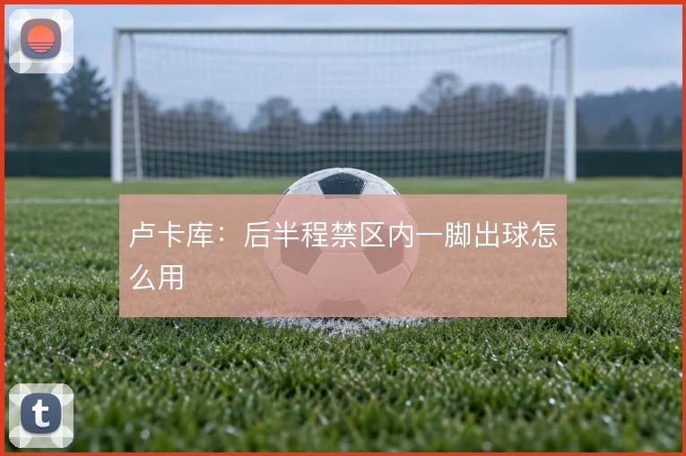 卢卡库：后半程禁区内一脚出球怎么用